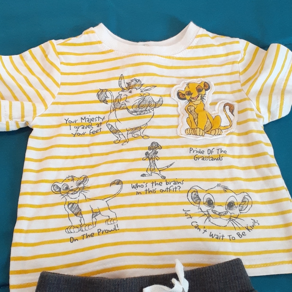 Lion King Shirt and Short Set